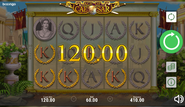 Игровой автомат Age of Caesar - играть без блокировок на зеркало Вулкан казино