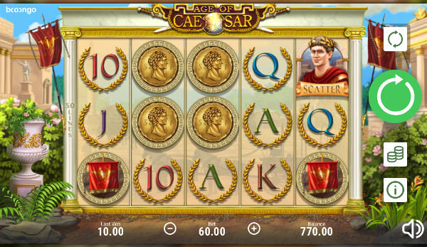Игровой автомат Age of Caesar - играть без блокировок на зеркало Вулкан казино