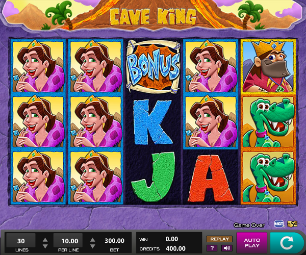 Игровой автомат Cave King - богатства доисторической эпохи в казино Джойказино