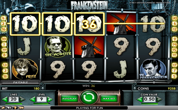 Игровой автомат Frankenstein - таинственные сокровища в казино Вулкан Платинум