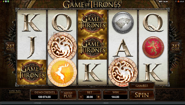 Игровой автомат Game of Thrones - попробуй аппарат бесплатно в игровой клуб Вулкан Вегас