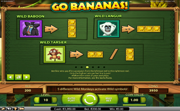 Игровой автомат Go Bananas - необыкновенные выигрыши в онлайн казино Вулкан