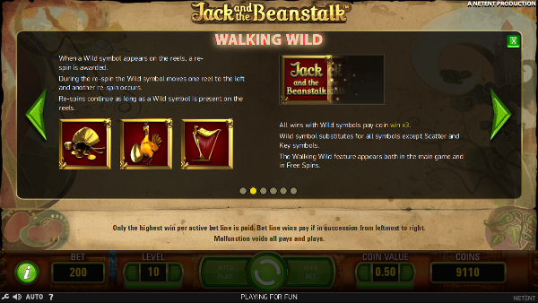 Игровой автомат Jack and the Beanstalk - сокровища великана в казино Вулкан