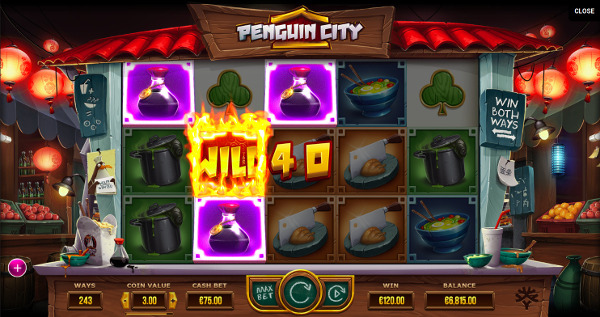 Игровой автомат Penguin City - играть в Азино Три Топора казино онлайн