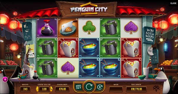 Игровой автомат Penguin City - играть в Азино Три Топора казино онлайн