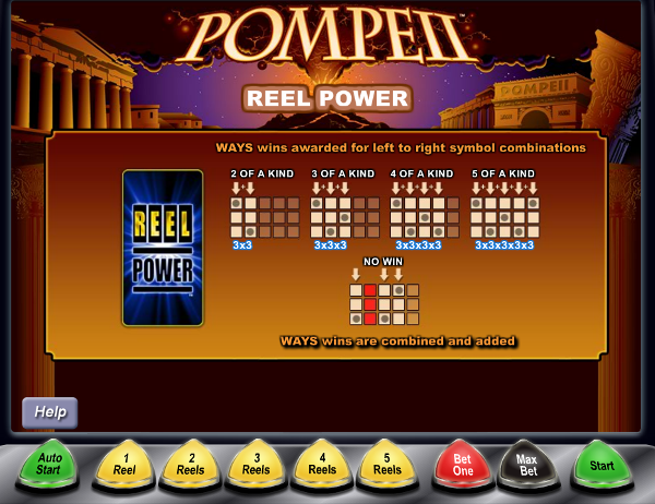 Игровой автомат Pompeii - сокровища уничтоженного города в казино Вулкан