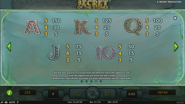 Игровой автомат Secret of the Stones - в казино Вулкан Вегас играть онлайн