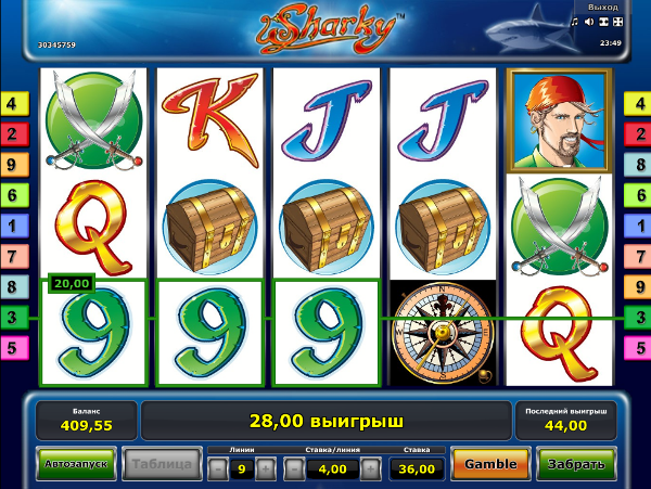 Игровой автомат Sharky - полный остров богатств для игроков Вулкан казино