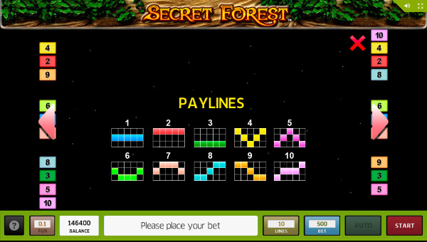 Игровой слот Secret Forest - играть онлайн на деньги в автоматы от Novomatic