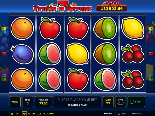 Выигрывай в слоте Fruits'n'sevens на игровой портал Вулкан Платинум Выигрывай в слоте Fruits'n'sevens на игровой портал Вулкан Платинум